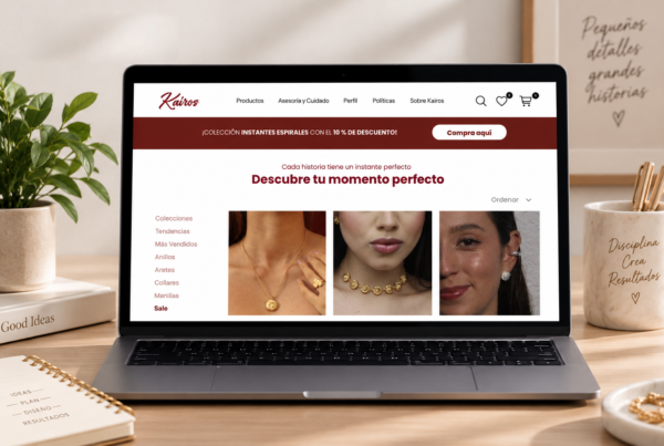 Diseño web estratégico para Kairos Accesorios
